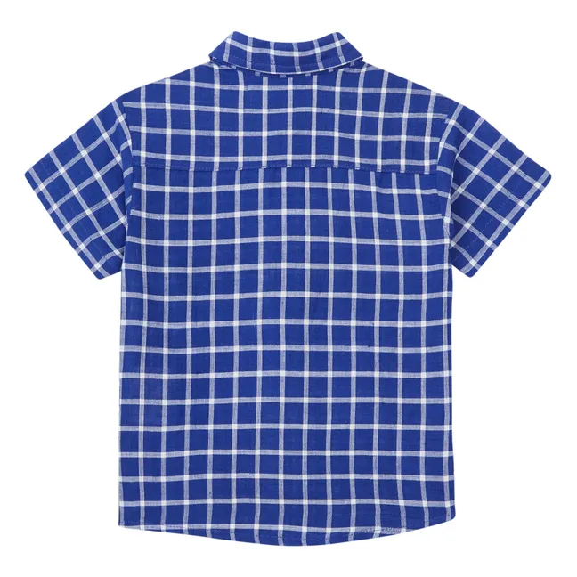 Camisa de cuadros Boys | Azul Marino