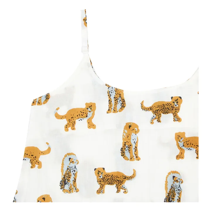Pyjama Chemise + Short Jaguar | Jaune- Image produit n°1