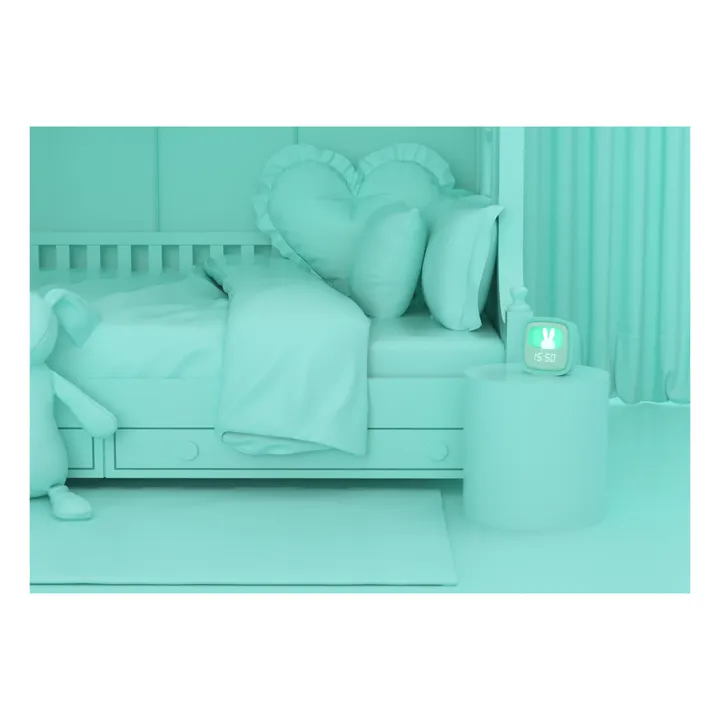 Billy Alarm Clock and Nightlight | Turquoise- Product image n°2