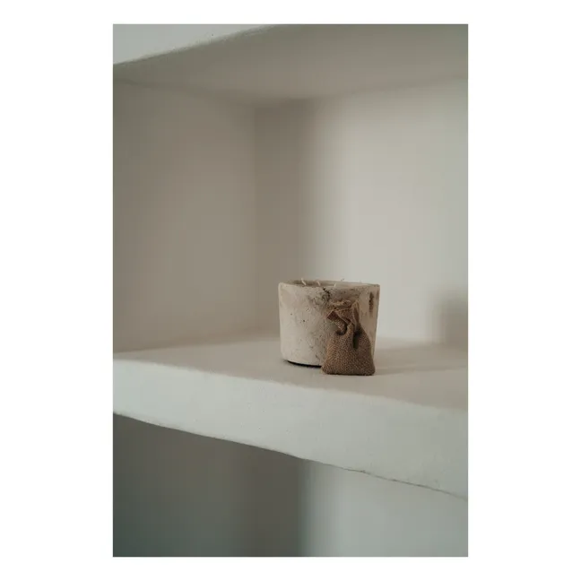 Down to earth scented candle | Blanc/Écru