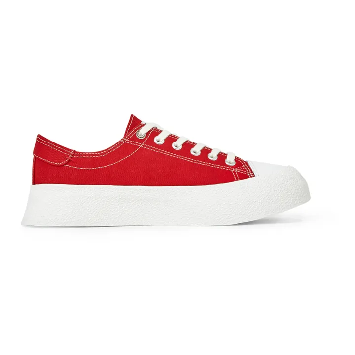 Dive Canvas Sneakers | Red- Product image n°0