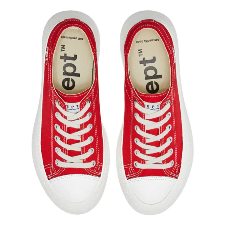 Dive Canvas Sneakers | Red- Product image n°1