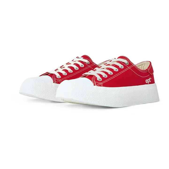 Dive Canvas Sneakers | Red- Product image n°2