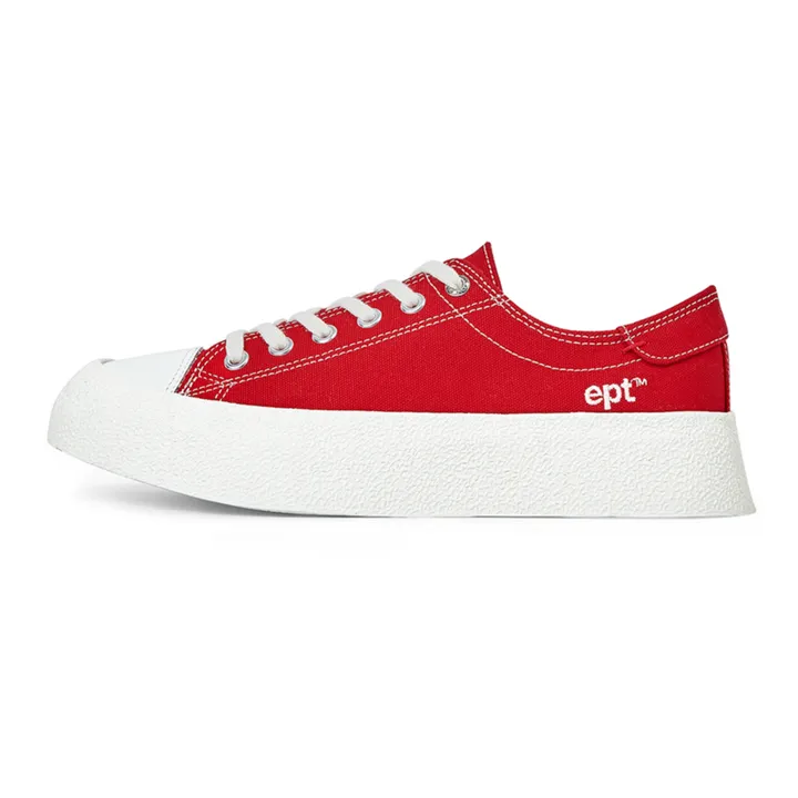 Dive Canvas Sneakers | Red- Product image n°3