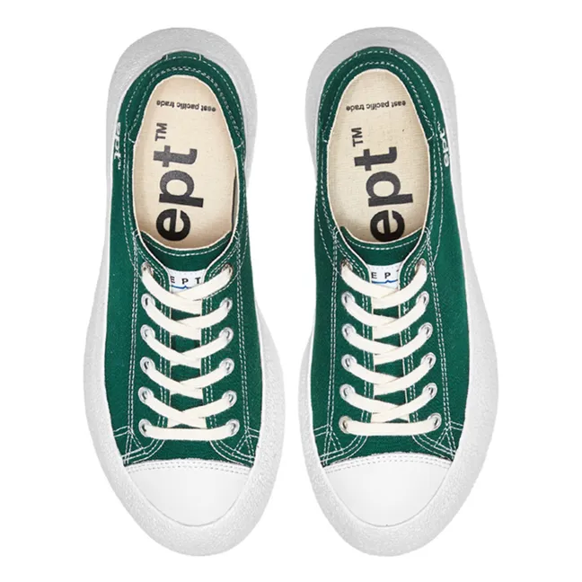 Dive Canvas Sneakers | Chrome green