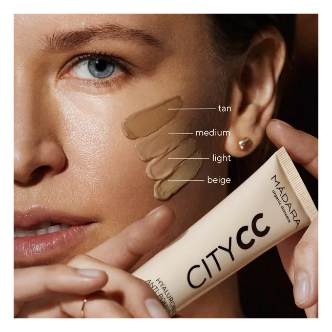 CITY CC Anti-Pollution Cream with Hyaluronic Acid SPF15 - 40 ml | Light