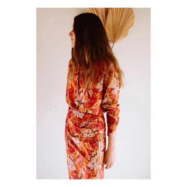 Blouse Costes Métallisée | Brique- Image produit n°2