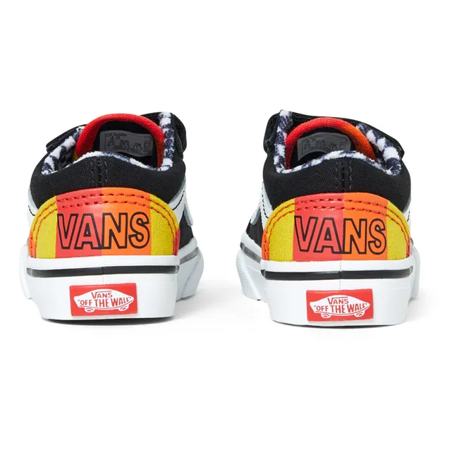 Baskets Scratchs Old Skool Gradient | Noir