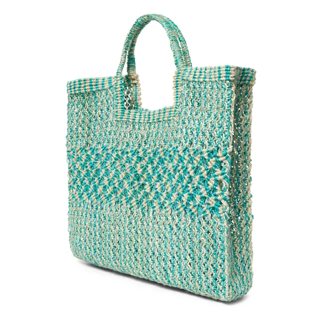 Stella Large Basket Bag | Blue