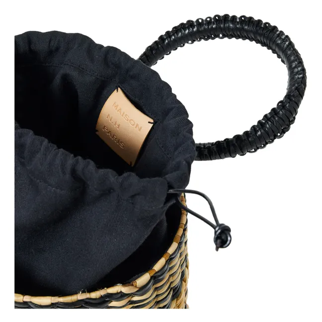 Sac Kerala Bicolore | Noir