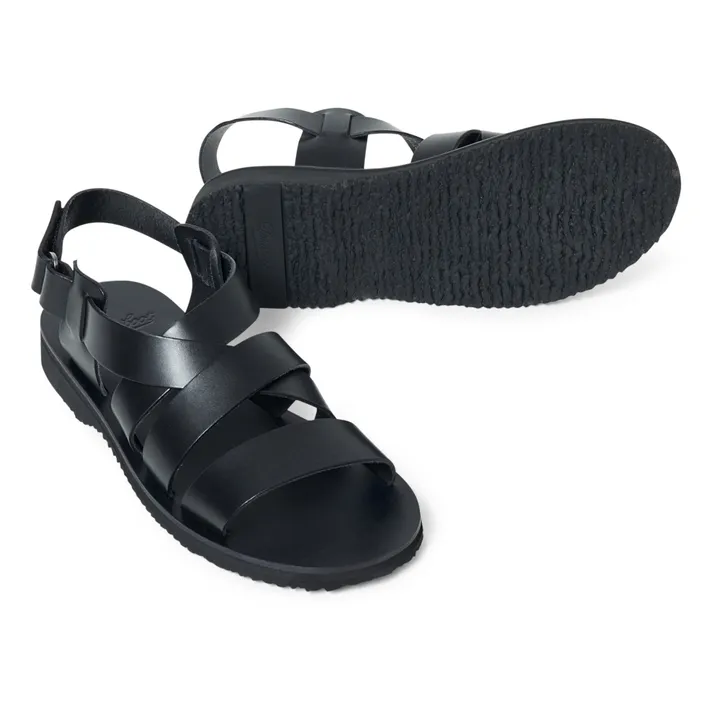 Paraboot|SANDALS (Noumea Noir (1112 12)) Paraboot - Noumea Sandals - Black | Smallable