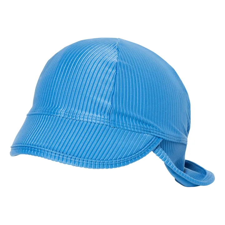 Gerippte Anti-UV-Kappe | Blau- Produktbild Nr. 1