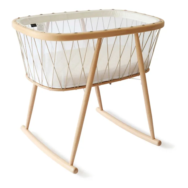 Matratzenauflage für Wiege Kumi | Weiß