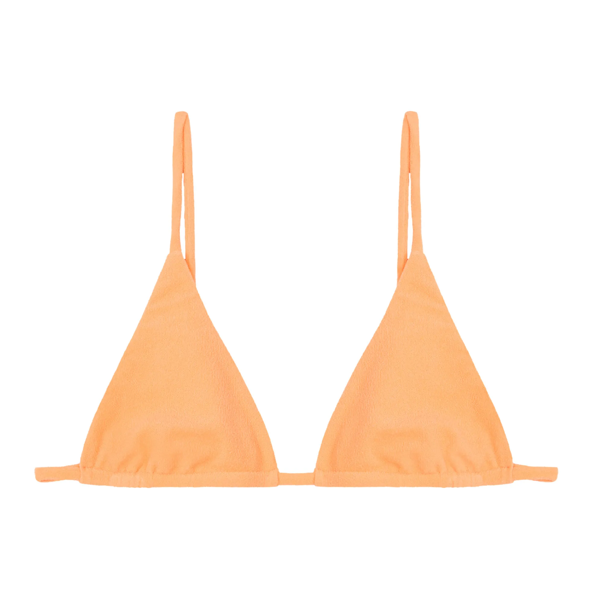 Jade Swim Apricot Via Terry Cloth Bikini Top