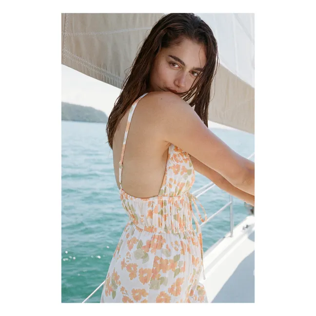 Vestido floral de vacaciones | Crudo