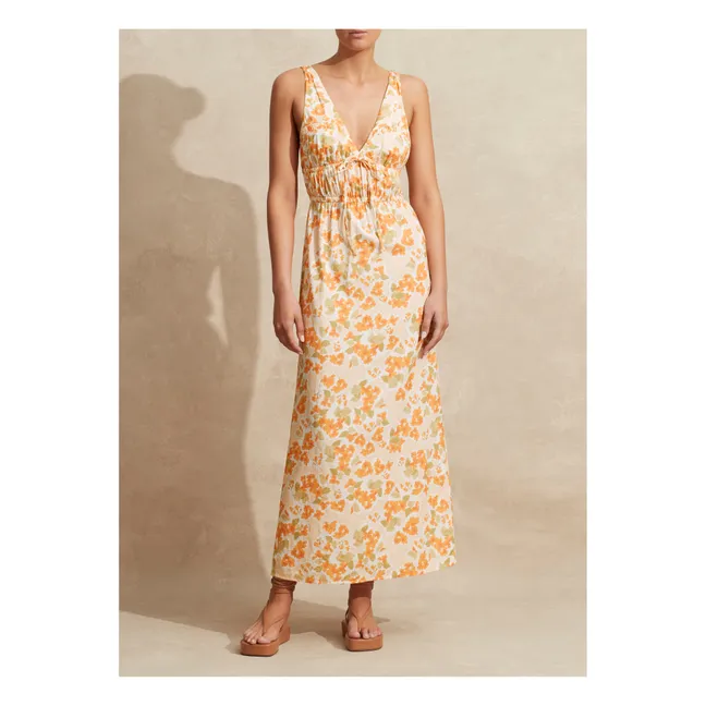 Vestido floral de vacaciones | Crudo