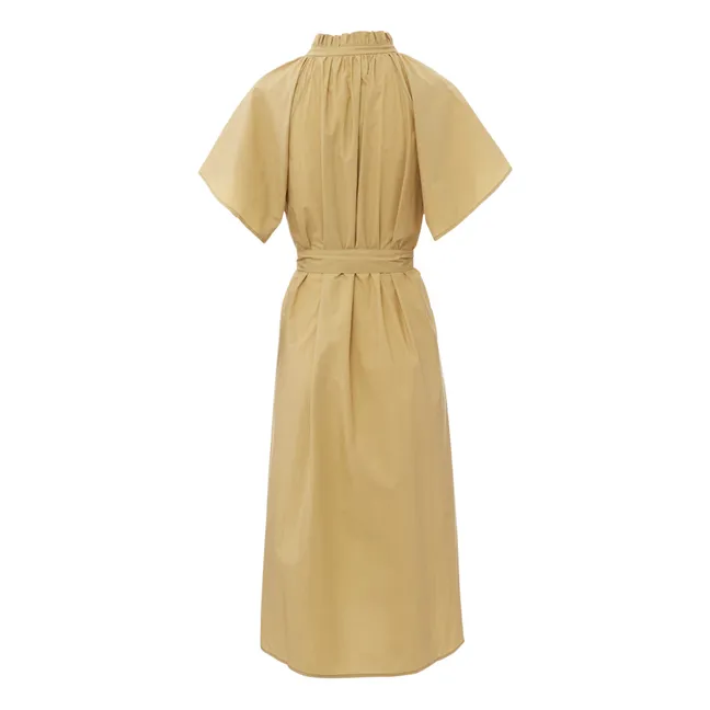 Robe Diane Popeline de Coton | Beige