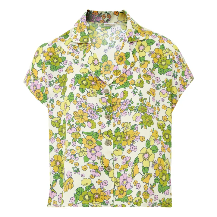 Camisa Hawaiian Flower Power | Amarillo- Imagen del producto n°0
