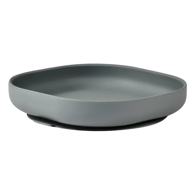 Silicone Plate | Charcoal grey