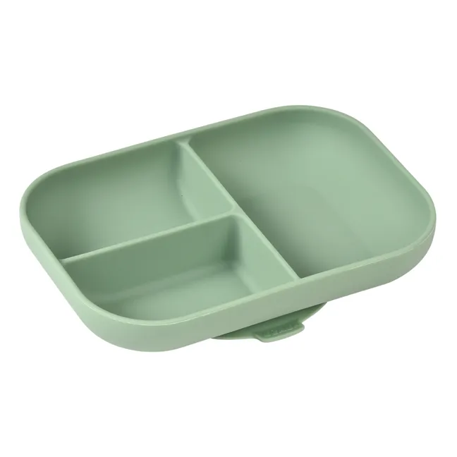 Compartmented Silicone Plate | Sage