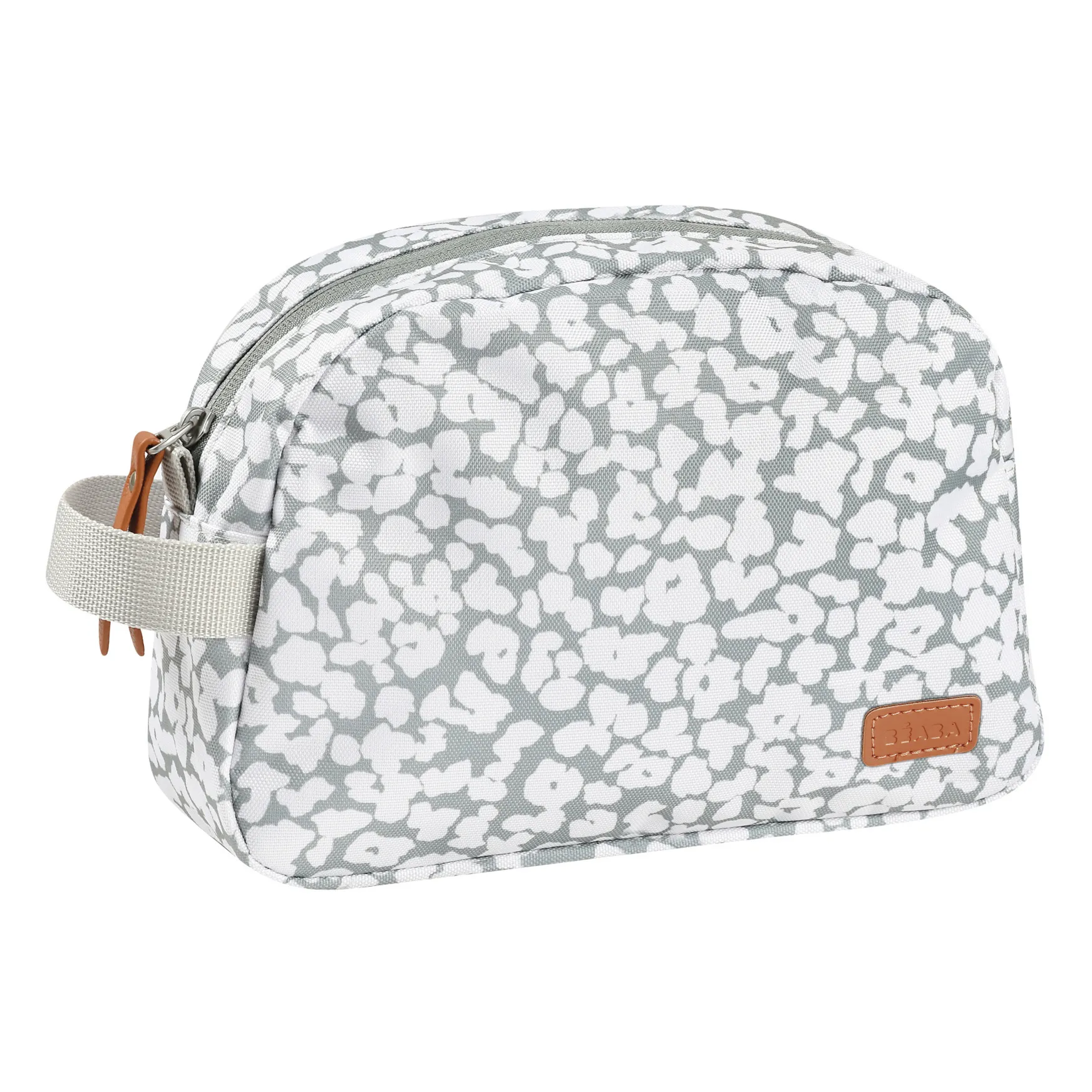 Béaba Grey Cherry Blossom Toiletry Bag