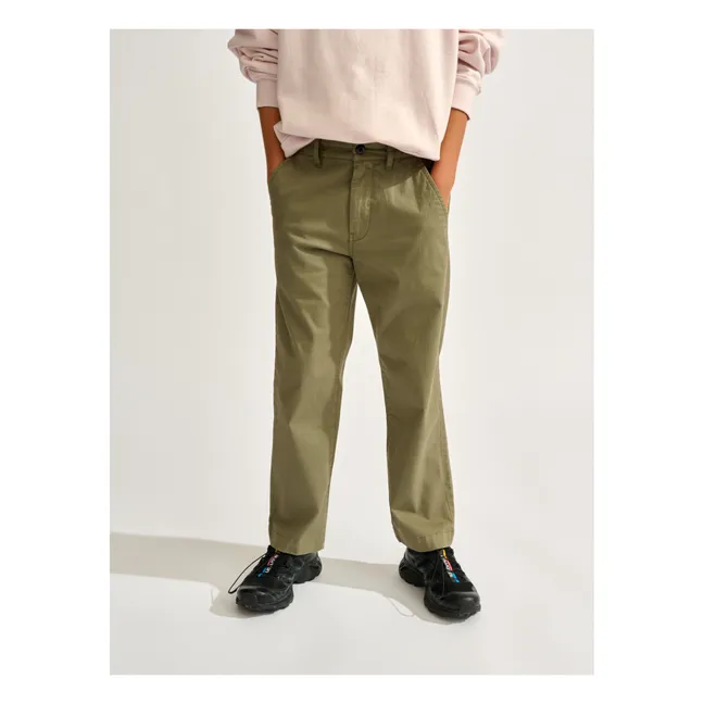 Pantaloni Chino Wilson | Verde oliva