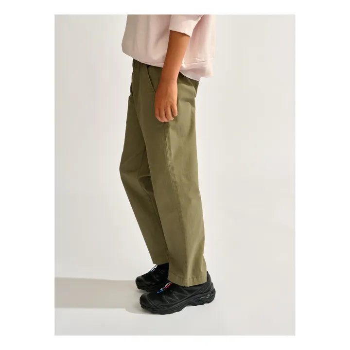 Pantaloni Chino Wilson | Verde oliva- Immagine del prodotto n°3