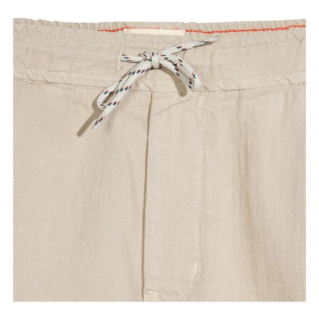 Pantalones rectos de pintor | Beige