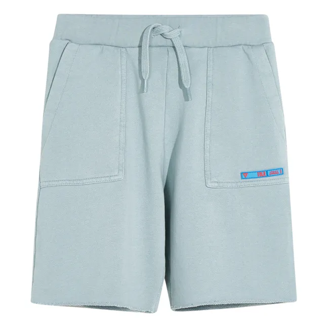 Shorts in cotone organico Flos | Azzurro