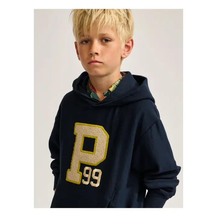 Fahy Hoodie | Midnight blue- Product image n°3