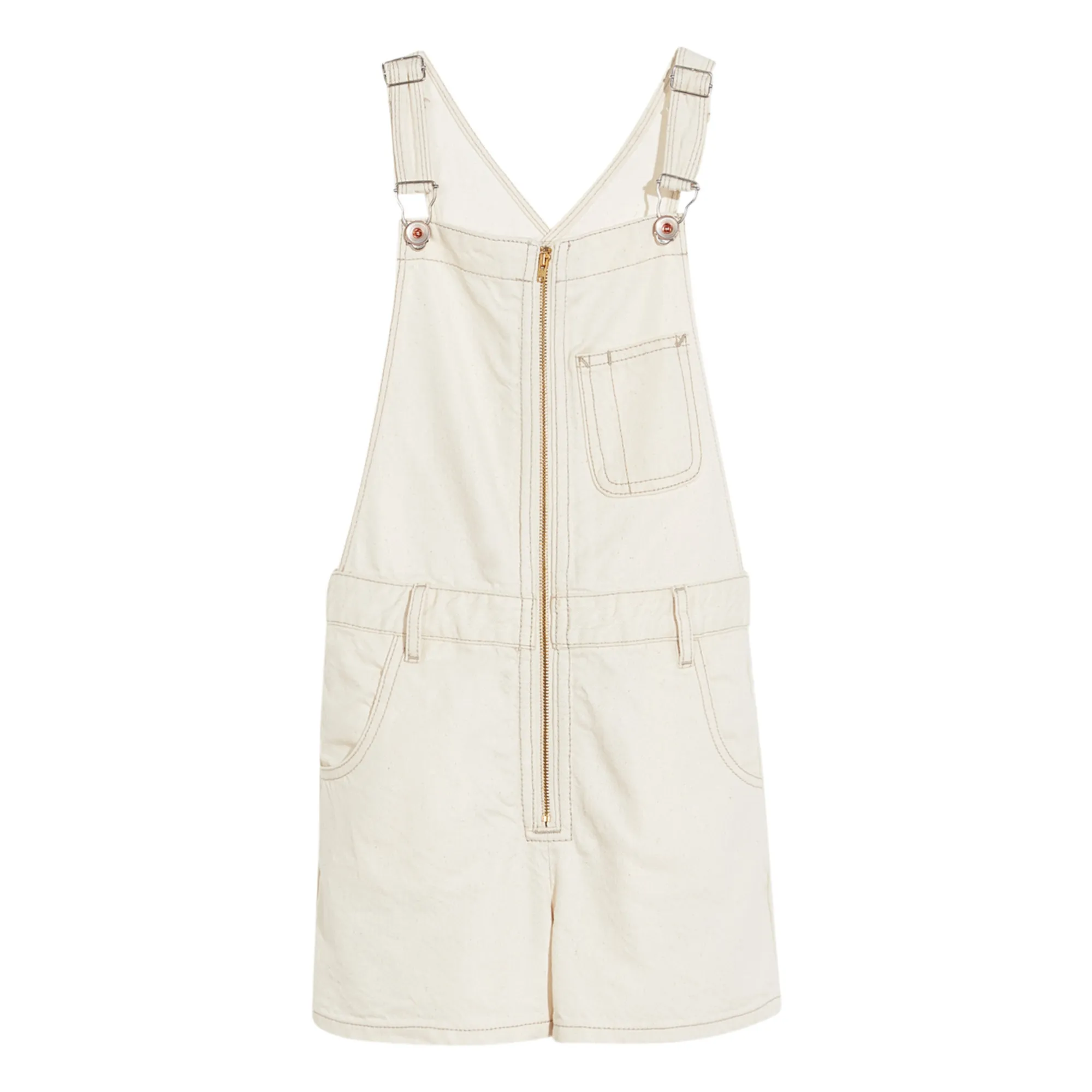 Bellerose White Padel Dungarees