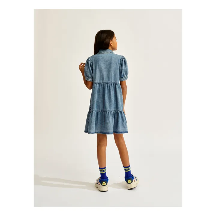 Acacia Dress | Denim- Product image n°5