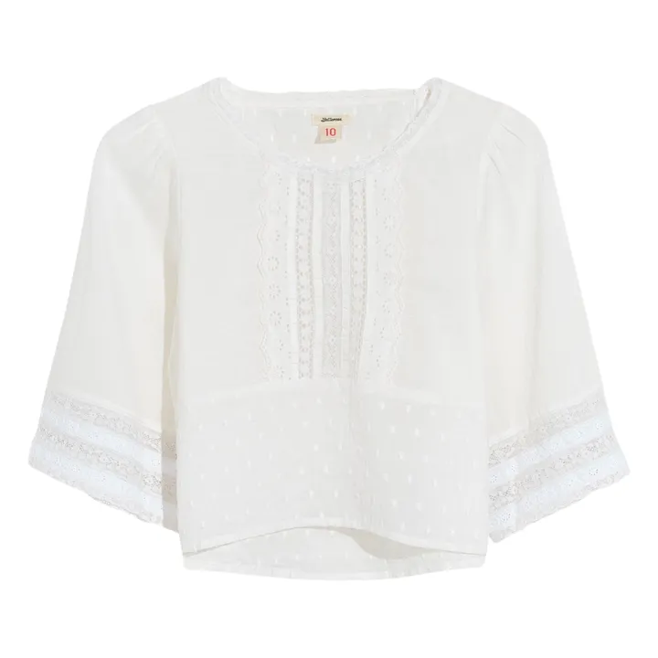 Blouse Hallo | Blanc- Image produit n°0