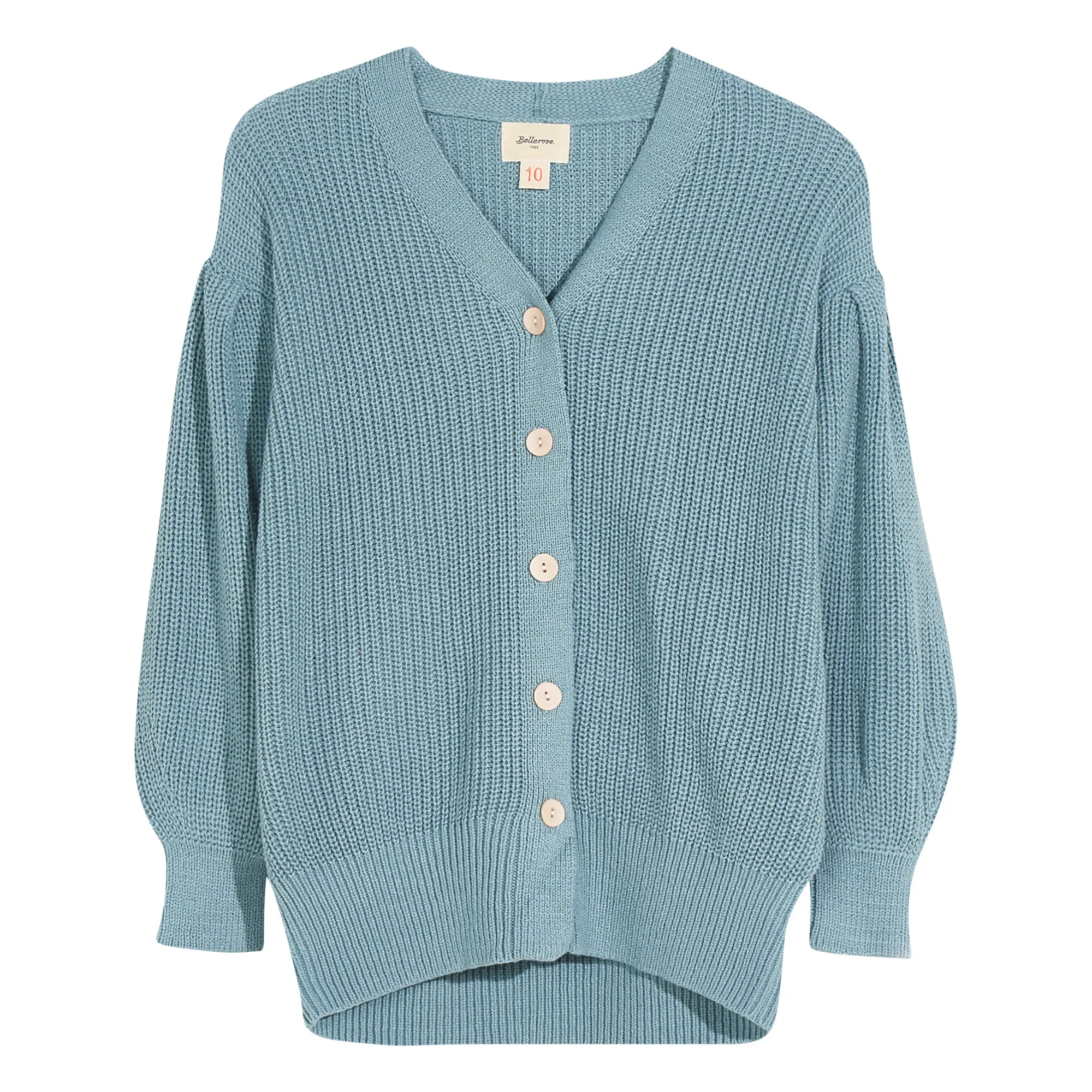 Bellerose Blue Gelod Cardigan