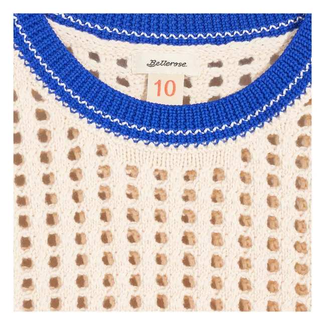 Top Crochet Gelai | Blanc cassé
