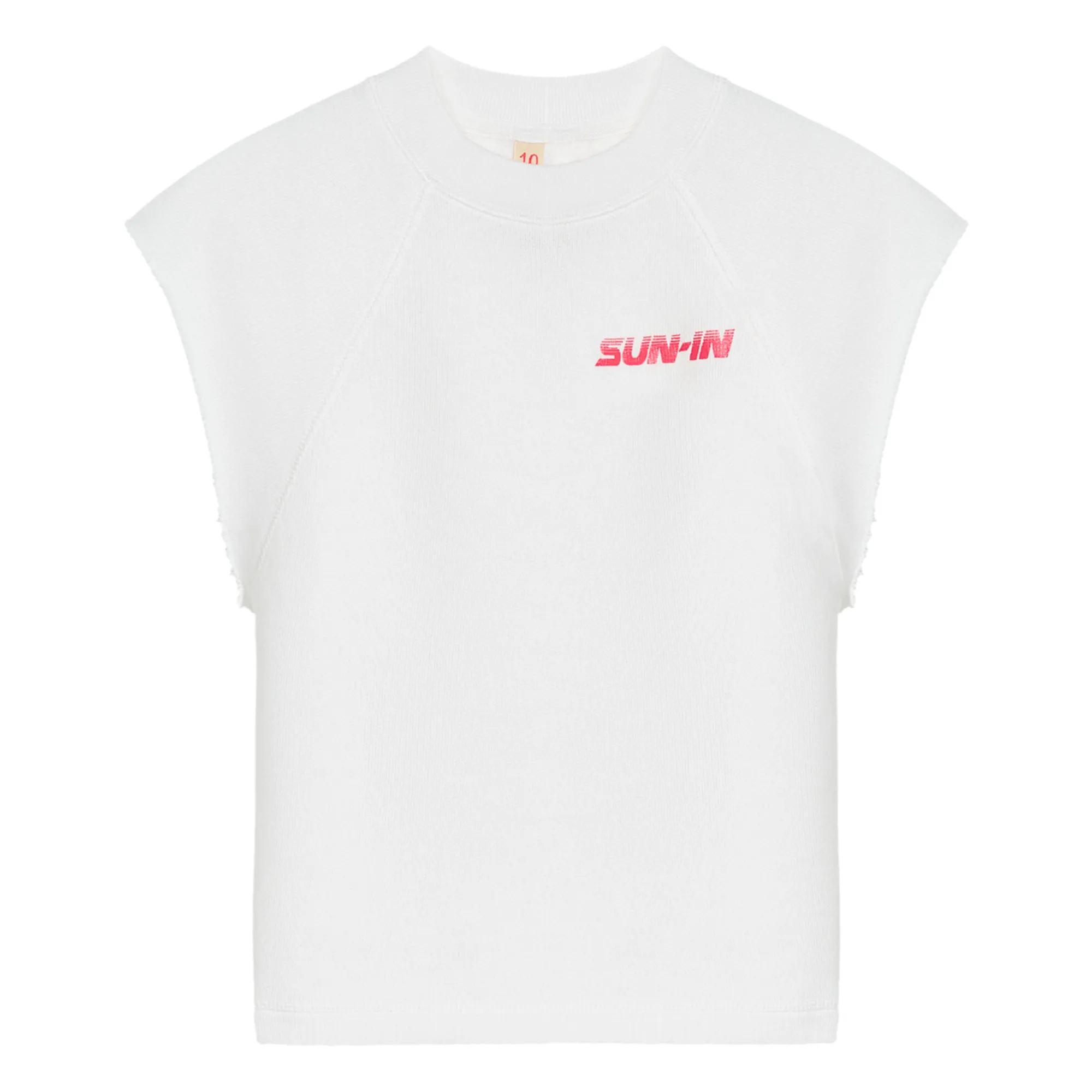 Bellerose White Fidal Sleeveless Sweatshirt