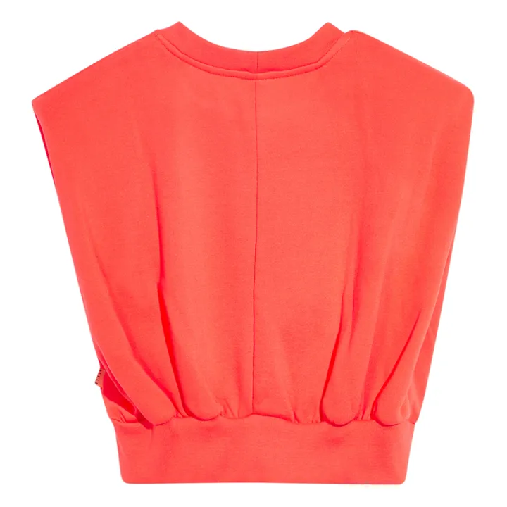 Sweat Sans Manches Fine | Rouge- Image produit n°7