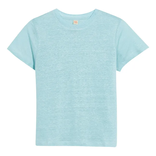 T-Shirt Mio Leinen | Blau