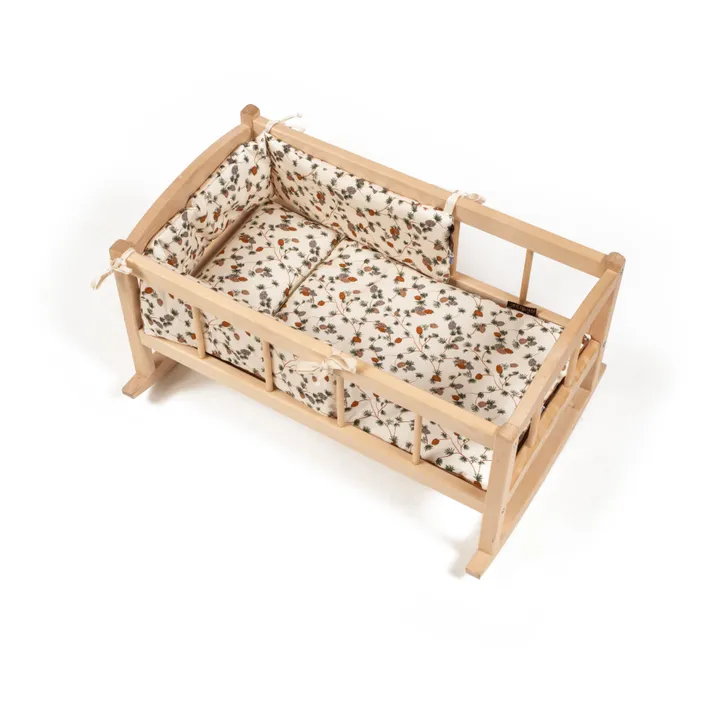 Rocking bed for dolls Pine cone- Product image n°0
