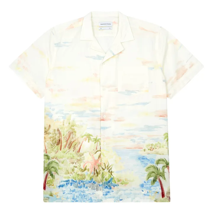 Summer Short Sleeved Shirt | White- Product image n°0