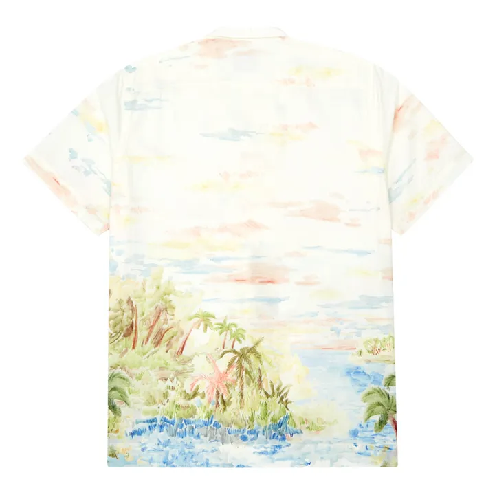 Summer Short Sleeved Shirt | White- Product image n°2