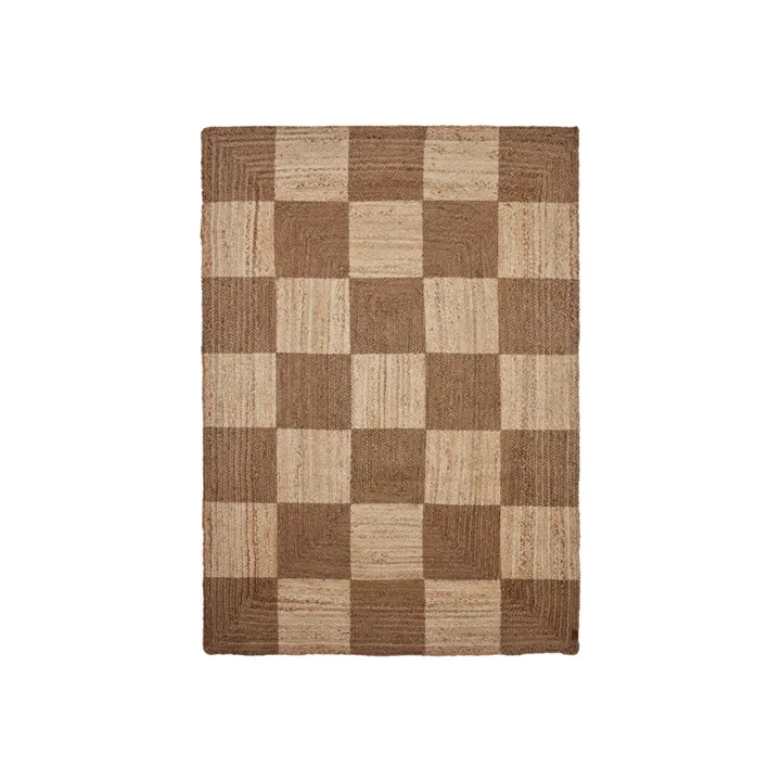 Tapis Chess en jute | Naturel- Image produit n°0