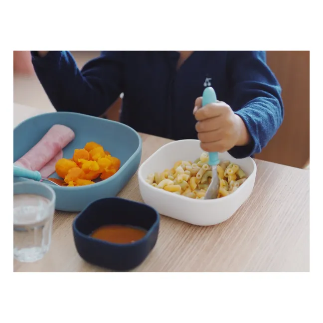 Bols en silicone - Set de 3 | Bleu marine