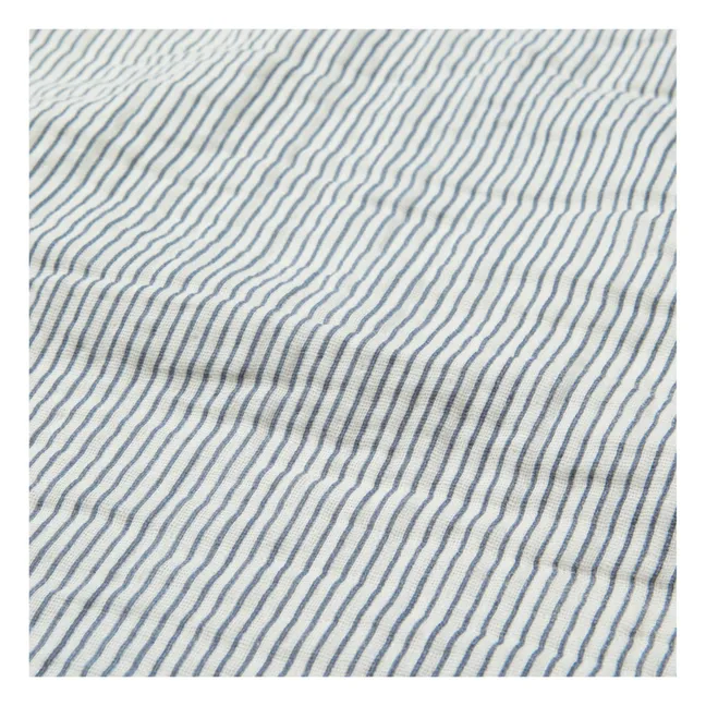 Large Chiffon Cloth Diaper - Blue Stripes
