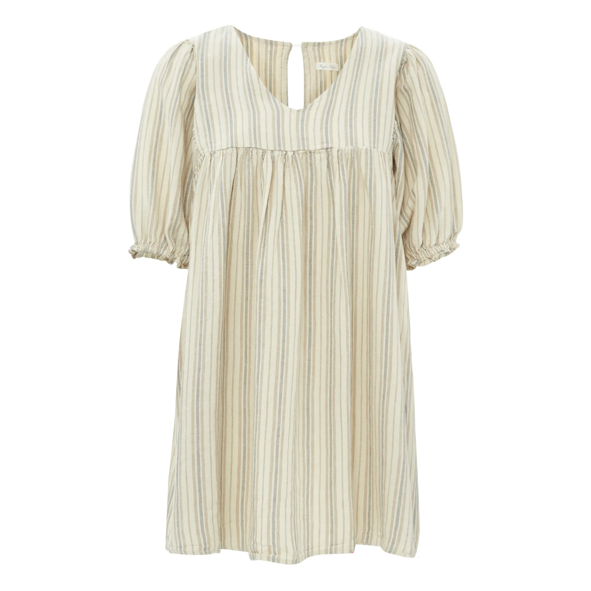 Rylee + Cru Ecru Jolene Linen Dress