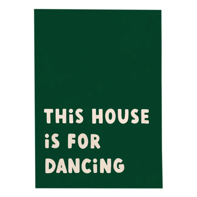 Poster This House | Grün