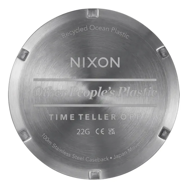 Montre Time Teller OPP Recyclée | Noir