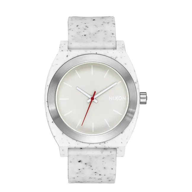 Reloj reciclado Time Teller OPP | Blanco