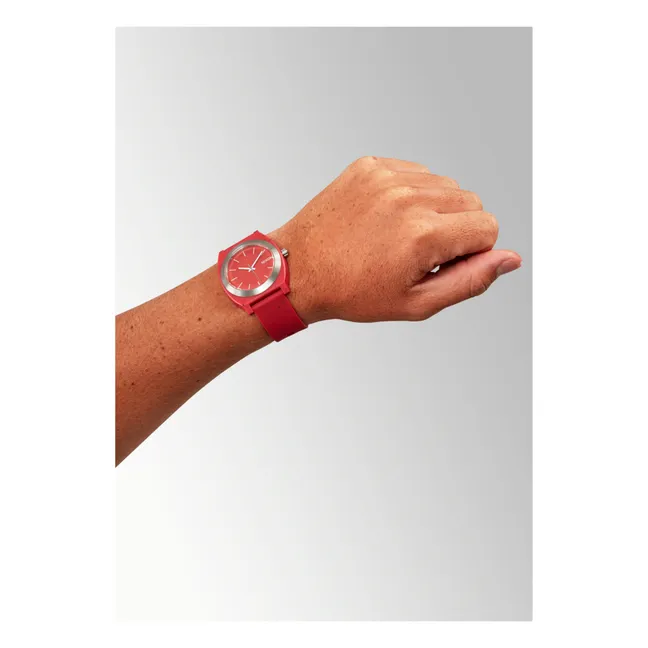Montre Time Teller OPP Recyclée | Rouge