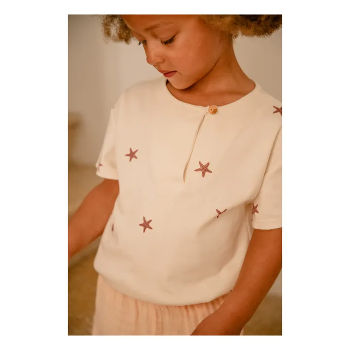 T-Shirt Orso aus Bio-Baumwolle mit Sternendruck | Seidenfarben- Produktbild Nr. 1